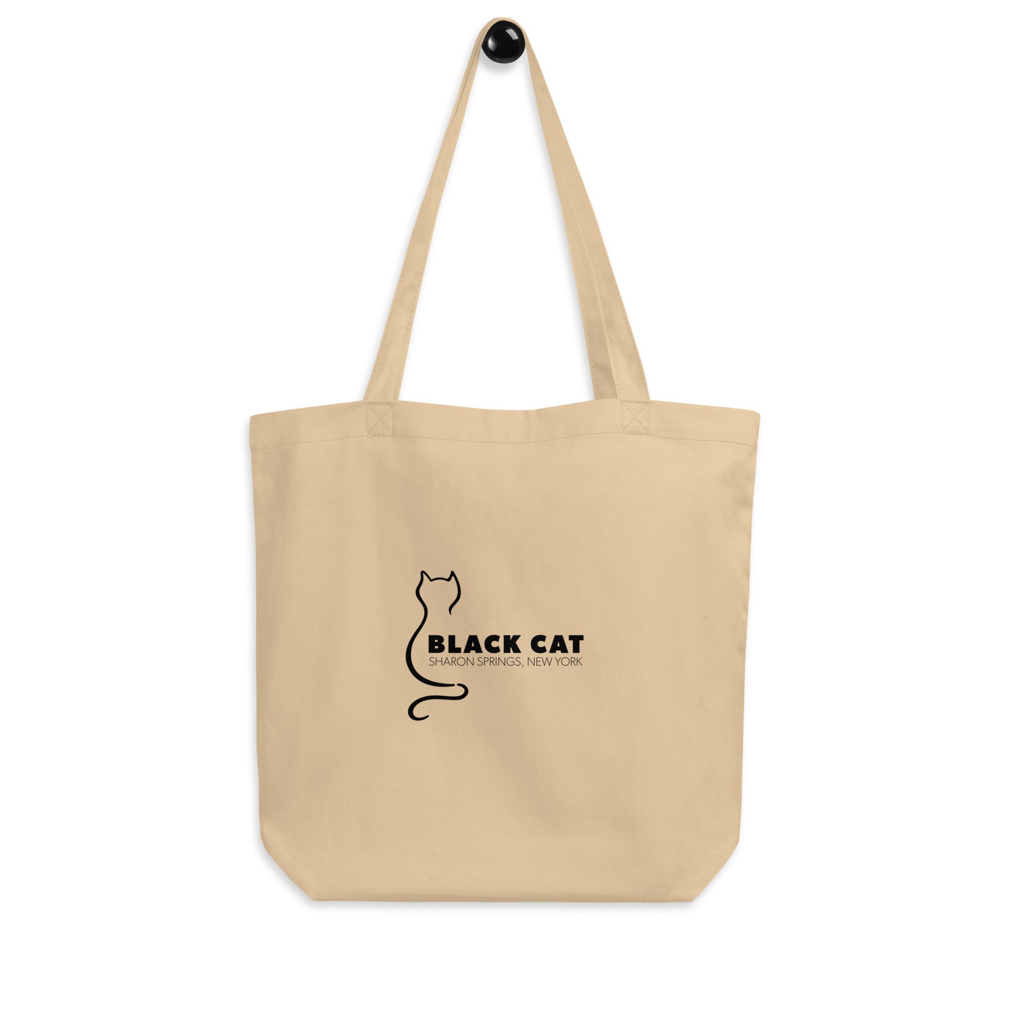 Black Cat Eco Tote Bag in Tan (for all)