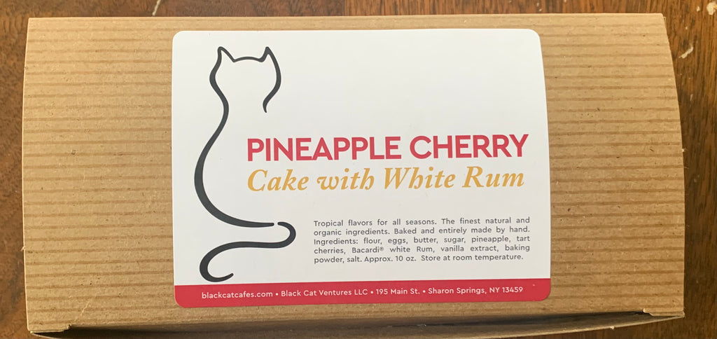 Pineapple Cherry Cake with White Rum