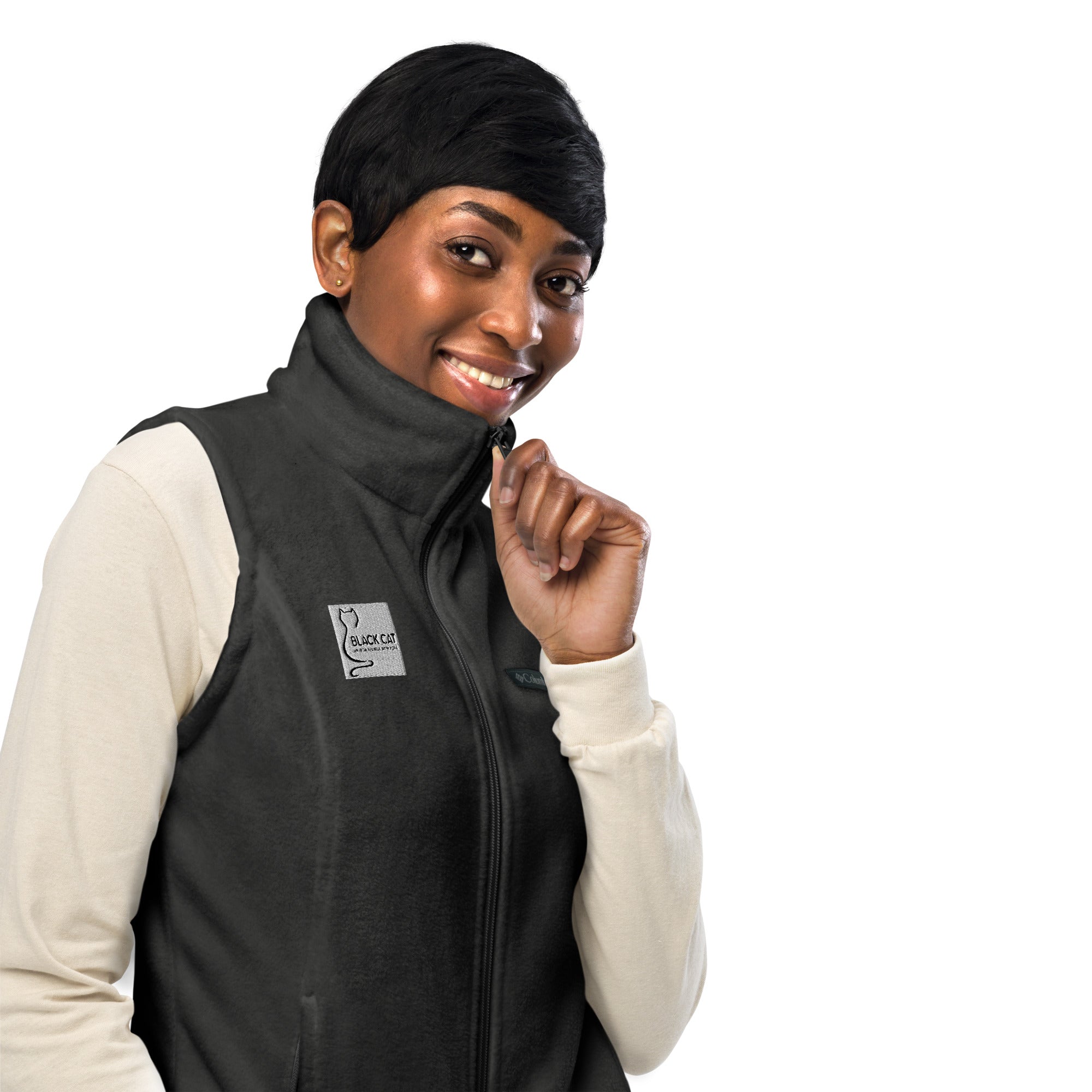 Womens fleece vest columbia cheap